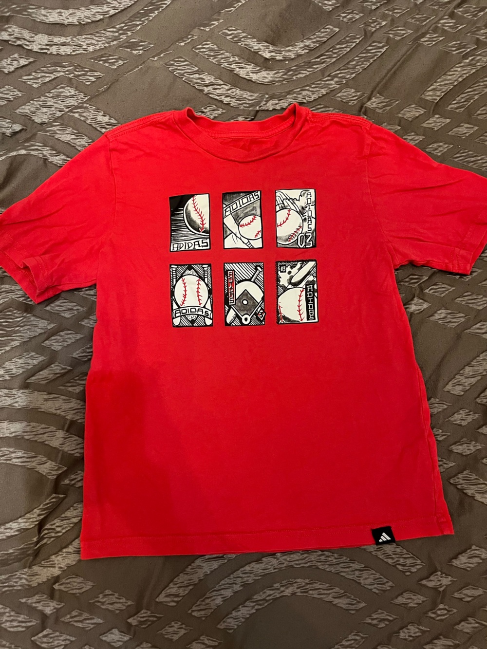 Adidas baseball t-shirt size S(8)